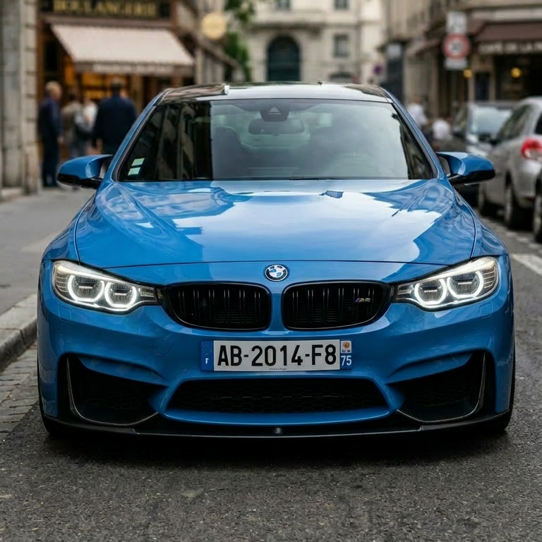 Angel Eyes pour BMW M3, M4 & Série 4, F80, F82, F83, F32, F33, F36 (2014-2018) – Phares LED Adaptatifs uniquement