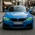 Angel Eyes pour BMW M3, M4 & Série 4, F80, F82, F83, F32, F33, F36 (2014-2018) – Phares LED Adaptatifs uniquement