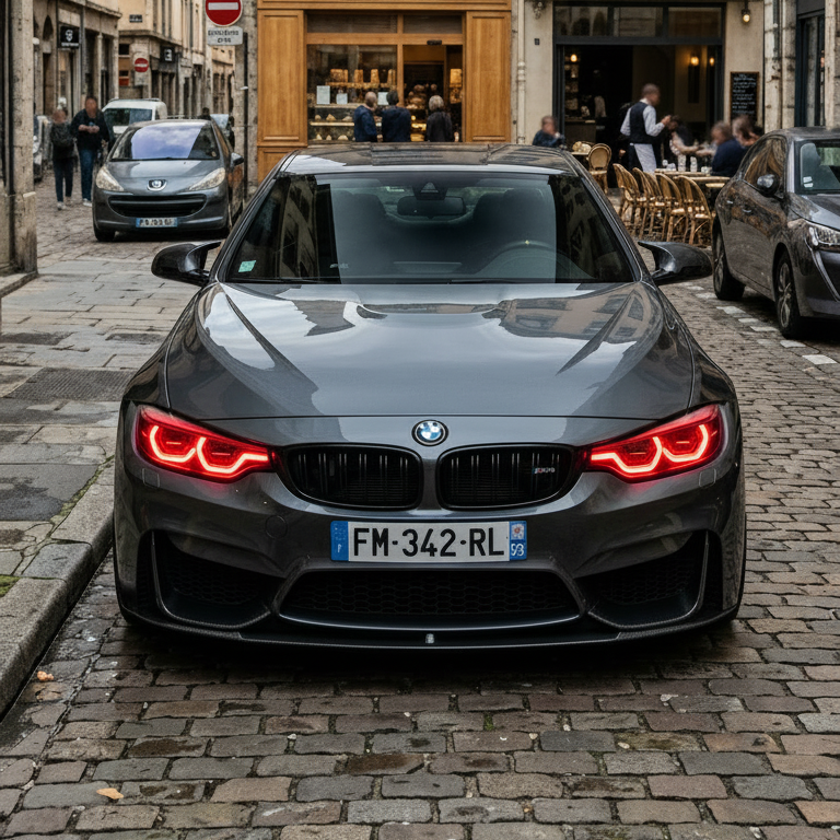 Angel Eyes RGB Personnalisables Pour BMW M3, M4, serie 3, serie 4, F80, F32, F33, F83, F82, F36 LCI (2018-2020)