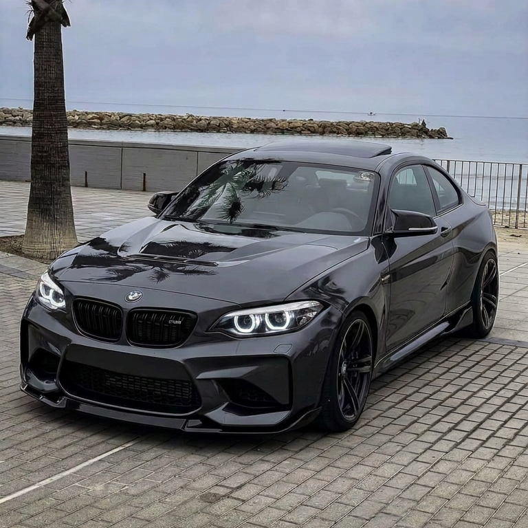 Angel Eyes pour BMW M2, Série 2 F87, F22, F23 (2014-2018) – Phares Xénon - pré LCI