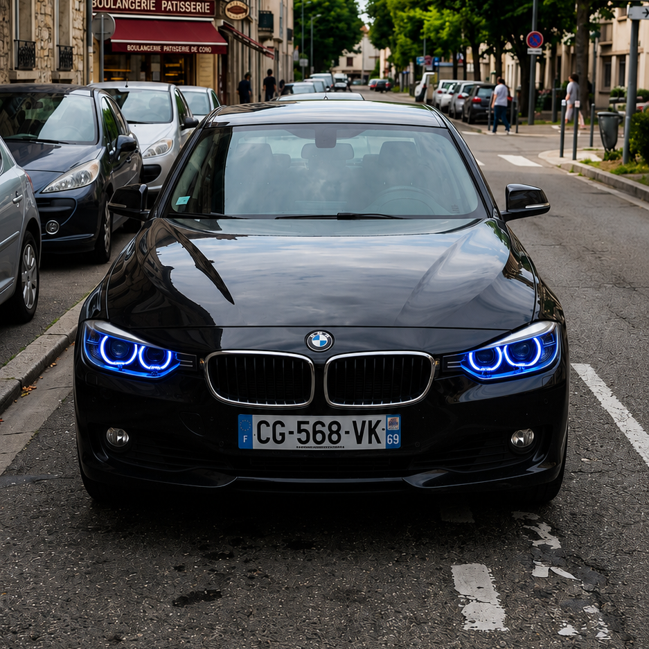 Angel Eyes RGB Personnalisables pour BMW Série 3 F30, F31, F34, F35 pré-LCI (2013-2015)