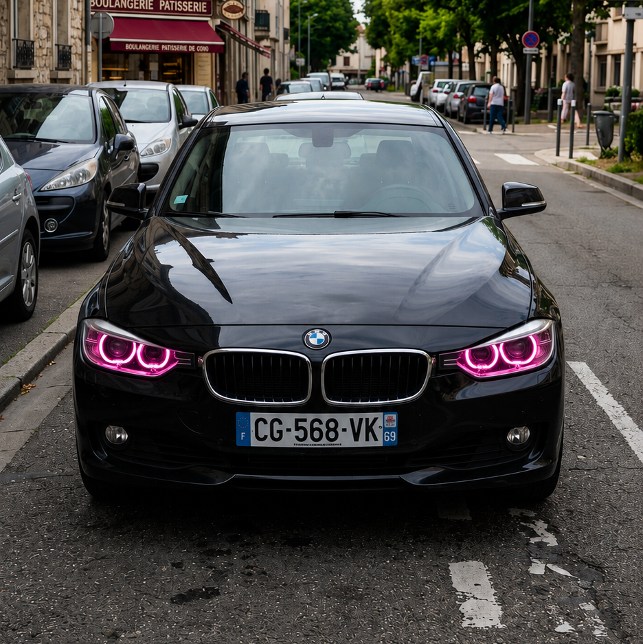 Angel Eyes RGB Personnalisables pour BMW Série 3 F30, F31, F34, F35 pré-LCI (2013-2015)