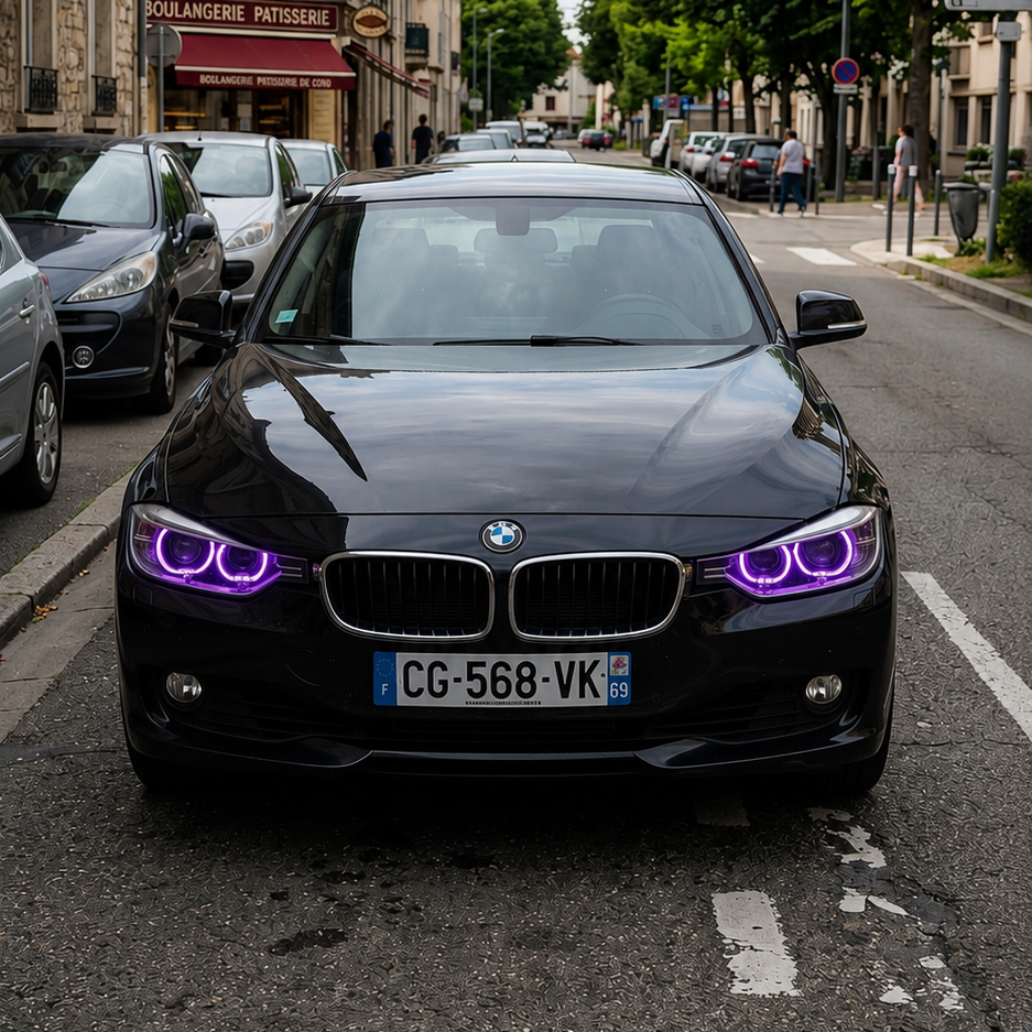 Angel Eyes RGB Personnalisables pour BMW Série 3 F30, F31, F34, F35 pré-LCI (2013-2015)